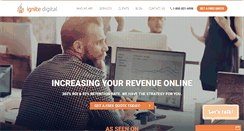 Desktop Screenshot of ignitedigital.com